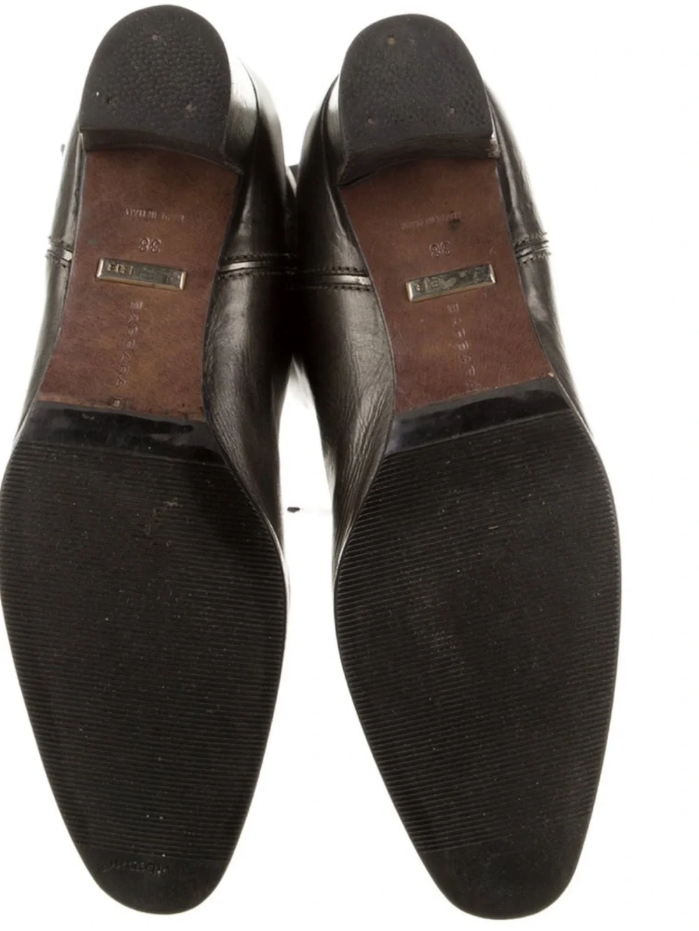 Barbara Bui Dark Brown Over-the-Knee Leather Boots